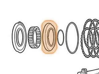 Retainer, RE0F10D (JF016E) Forward Clutch (Bonded)(5.040”OD)(2.735”ID)(.800”Tall) 2013-Up — Part # 333984A