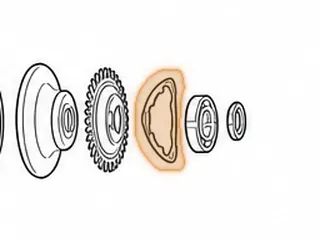 Retainer, RE0F10D(JF016E) Primary Pulley To Rear Cover (2.975”ID Hole)(.185”/.290”Thick) 2013-Up — Part # 333694A