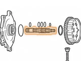 Input Shaft, RE0F10D (JF016E) (6 3/4” Long)(20 Splines) (22 Splines On Rear) 2013-Up — Part # 333670A