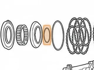 Snap Ring, RE0F10D (JF016E) Holds Foward Piston Kit In Drum (2.765”OD)(.045”Thick) (.115”Wide) 2013-Up — Part # 333877A