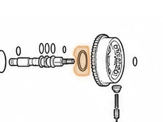 Race, RE0F11E Conventer Reactor To Drum (Front)(4.045”OD)(.055”/.127”Thick) 2014-Up — Part # 343211D