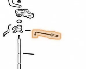 Park Rod, RE0F10E/F10J (6 9/16” Long)(.800”OD)(One Bend) 2013-Up — Part # 343994A