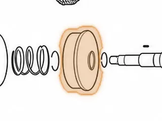 Pulley Half, RE0F10J Secondary (2.740”Tall)(6 3/4”OD)(Front)(Spring Seat Is .320”Tall) 2014-Up — Part # 343706D