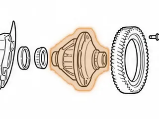 Differential Housing, RE0F10E (1.785”OD Nose)(6.300”Tall)(10 Bolt) (2 Windows) 2013-Up — Part # 343716A