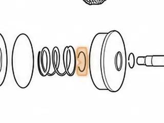 Snap Ring, RE0F10E/F10J Secondary Pulley Half (Rear)(1.590”OD)(.090”Thick) 2013-Up — Part # 343860B