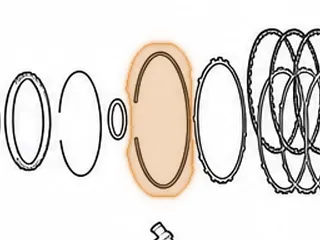 Snap Ring, RE0F10J Reverse Clutch To Case (7 3/4”OD)(.102”Thick) 2014-Up — Part # 343892D