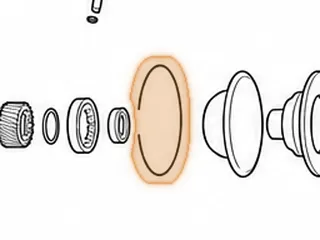 Snap Ring, RE0F10E Holds Retainer To Secondary Pulley (.073”Thick)(.160”Wide) 2013-Up — Part # 343862A