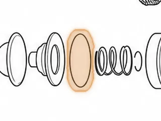 Ring, RE0F10E Secondary Piston (5.900”OD)(.087”Thick) (Teflon) 2013-Up — Part # 343183AT