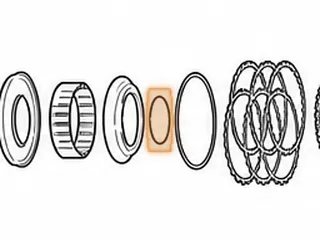 Snap Ring, RE0F10J Forward Holds Piston Kit In Drum (2.712”OD)(.040”Thick) 2014-Up — Part # 343877D