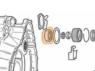 Caged Roller Bearing, JF506E (Freelander) Bell Housing To Reduction Planet Shaft (16 Rollers) (2.445”OD) 2002-Up — Part # 183283A