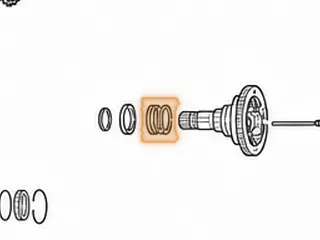 Spring, JF506E (Volkswagen) Axle Flange To Differential (1.725”OD) (1” Tall) 2002-Up — Part # 183979C