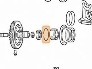 Snap Ring, JF506E (All) Holds Bearing Race #278 To Support (.063” Thick) (2.480”OD) 2002-Up — Part # 183898A