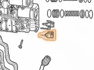 Solenoid, JF506E (Mazda) Neutral Shift (With 2 Prong Black Connector) (1 Bolt) 2002-Up — Part # 183451B