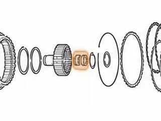 Bushing, JF506E (All) High Clutch Hub (.432” Tall) .885”OD (.790”ID) 2002-Up — Part # 183039A