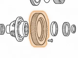Ring Gear, JF506E (Freelander) 67 Teeth, No Groove (12 Bolt) 1.245” Thick (With 2 ID Grooves On The Top Side) 2002-Up — Part # 183720A