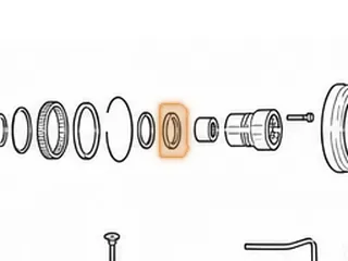 Bearing W/Race, JF506E (Mazda) Reduction Sun Gear To Direct Drum Support (.150” Thick) (.830”ID) 2002-Up — Part # 183260B