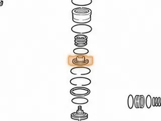 Snap Ring, JF506E (All) Holds Reduction Drake Servo Piston #908 In The Case (.080” Thick) 2.500”OD (With 2 Eyelets)… — Part # 183907A-5