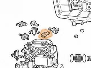 Solenoid, JF506E (All) Shift “B” (With 1 Blade Brown Connector) (1 Bolt) 2002-Up — Part # 183422A