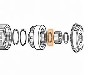 Bearing W/Race, JF506E (All) Output Planet To Output Sun Gear (.133” Thick) 2.080”OD (1.345”ID) 2002-Up — Part # 183247A