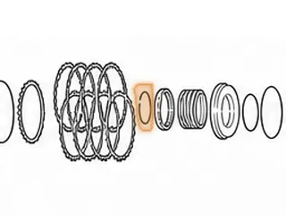 Snap Ring, JF506E (All) Holds Direct Clutch Retainer In Drum (.040” Thick) (2.305”OD) 2002-Up — Part # 183865A