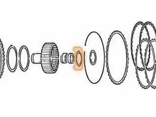 Bearing W/Race, JF506E (All) High Clutch Hub To Reverse Clutch Housing (.132” Thick) 1.810”OD (1.010”ID) 2002-Up — Part # 183228A