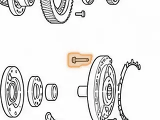 Bolt Set, JF506E (All) Stator To Case (7 Pieces) 2002-Up (12mm, 1 5/8” Long) — Part # 183777AK