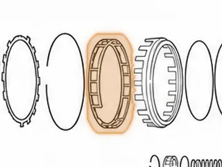Spring, JF506E (All) 2-4 Brake Clutch Return (16 Springs) .920” Thick (6 11/16”ID) 2002-Up — Part # 183972A