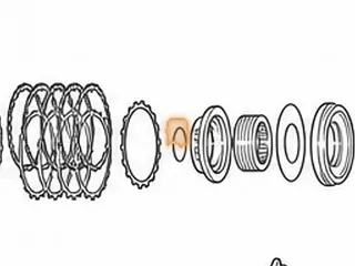Snap Ring, JF506E (All) Holds High Clutch Retainer In 2002-Up — Part # 183879A