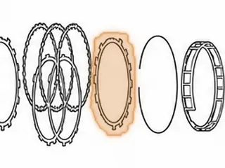 Apply Plate, JF506E (Mazda/Jaguar) 2-4 Brake Clutch (.298”) 7 Teeth (6 5/8”ID) 2002-Up — Part # 183145BA