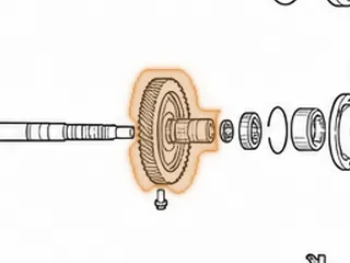 Gear, JF506E (Volkswagen) Drive Transfer (52 Teeth) 5.770”OD (Fits A 2 Ring Input Shaft #183670B) (.985”ID Of Bore)… — Part # 183710C