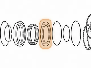 Retainer, JF506E (All) Low/Clutch Spring (.300” Thick) (Aluminum) 5.065”OD (12 ID Notches) 2002-Up — Part # 183984A