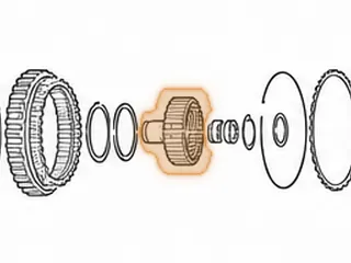 Clutch Hub, JF506E (All) High Clutch (24 Teeth) (2.815” Tall) 2002-Up — Part # 183575A
