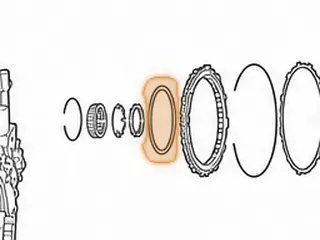 Bearing W/Race, JF506E (All) Support To Low Drum (.158” Thick) 4.355”OD (3.765”ID) 2002-Up — Part # 183231A