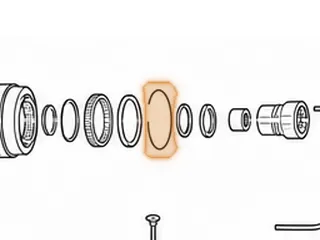 Snap Ring, JF506E (All) Holds Sprag To Drum (.040” Thick) (3.410”OD) 2002-Up — Part # 183862A