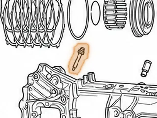 Adjustment Screw, RL4R01A/RE4R01A Overdrive Band (2” Long) — Part # 73918