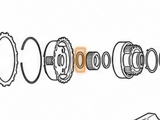 Bearing With Races, JR405E/RC4A-EL Front Planet To Rear (2.080”OD)(.188”Thick) 2003-09 — Part # 193238A