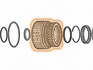 Drum, JR405E/RC4A-EL Low Clutch (5 Clutch)(4.725”Tall)(27 Teeth)(30 Teeth Clutch Hub) 2003-09 — Part # 193554A