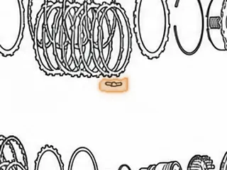 Anti Rattle Spring, JR405E/ RC4A-EL Low-Reverse Clutch (.021”Thick)(.240”Wide)(Z Shaped) 2003-09 — Part # 193639B