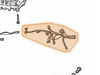 Wire Harness, JR405E/RC4A-EL Internal (10 Pin Connector)(2 Ground)(2 One Wire Connector) (4 Two Wire Connector)… — Part # 193446A