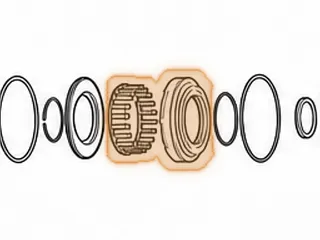 Return Spring, JR405E/RC4A-EL Low Clutch Retainer (20 Sprgs) (4.455”OD)(3.480”ID) 2003-09 — Part # 193974A