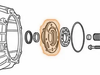 Body, JR405E/RC4A-EL Pump (With Gears)(Cresent Style)(13 Teeth)(Square Tooth Inner Gear) (Cast Iron)(Casting: 3X28)… — Part # 193510A