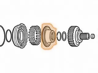 Retainer, JR405E/RC4A-EL High Clutch Piston (Bonded)(4.290”OD)(1.497”Tall) 2003-09 — Part # 193985A