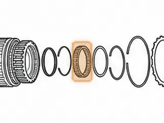 Sprag, JR405E/RC4A-EL Low (30 Lugs)(.625”Thick) 2003-09 — Part # 193654A