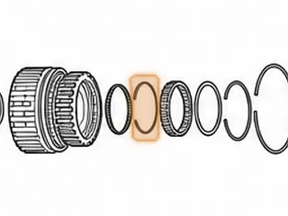 Snap Ring, JR405E/RC4A-EL Needle Bearing To Low Drum (3.545”OD)(.039”Thick) 2003-09 — Part # 193881A
