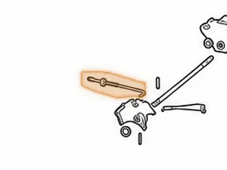 Park Rod, JR405E/RC4A-EL (6 3/8”Long)(.735”OD AT Ball)(.235”OD Rod) 2003-09 — Part # 193994A