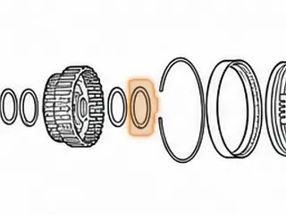 Bearing With Race, JR405E/RC4A-EL Reverse/2-4 Clutch Hub To Planet (2.870”OD)(2.160”ID) (.169”Thick) 2003-09 — Part # 193221A