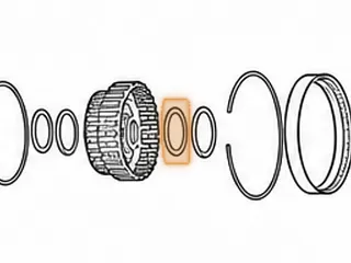 Race, JR405E/RC4A-EL Reverse/2-4 Clutch Hub To Planet (2.830”OD)(.071”Thick) 2003-09 — Part # 193222A