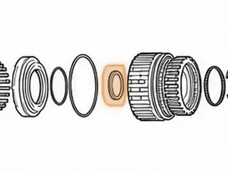 Bushing, JR405E/RC4A-EL Low Drum (2.265”ID)(.315”Wide)(Oil Pockets)(Babbit) 2003-09 — Part # 193048A