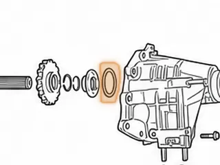 Bearing With Races, JR405E/RC4A-EL Output Spacer To Extension Housing (Same As #263) 2003-09 — Part # 193272A