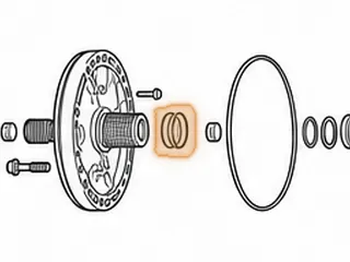 Ring, JR405E/RC4A-EL Stator To High Clutch Drum (Rear)(.091”Thick)(Lap Joint)(1.975”OD) 2003-09 — Part # 193181A